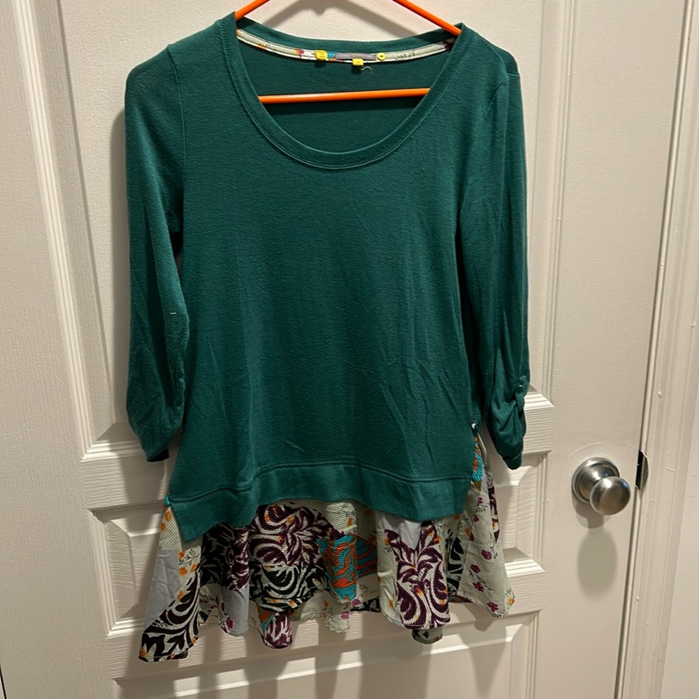 Teal tunic